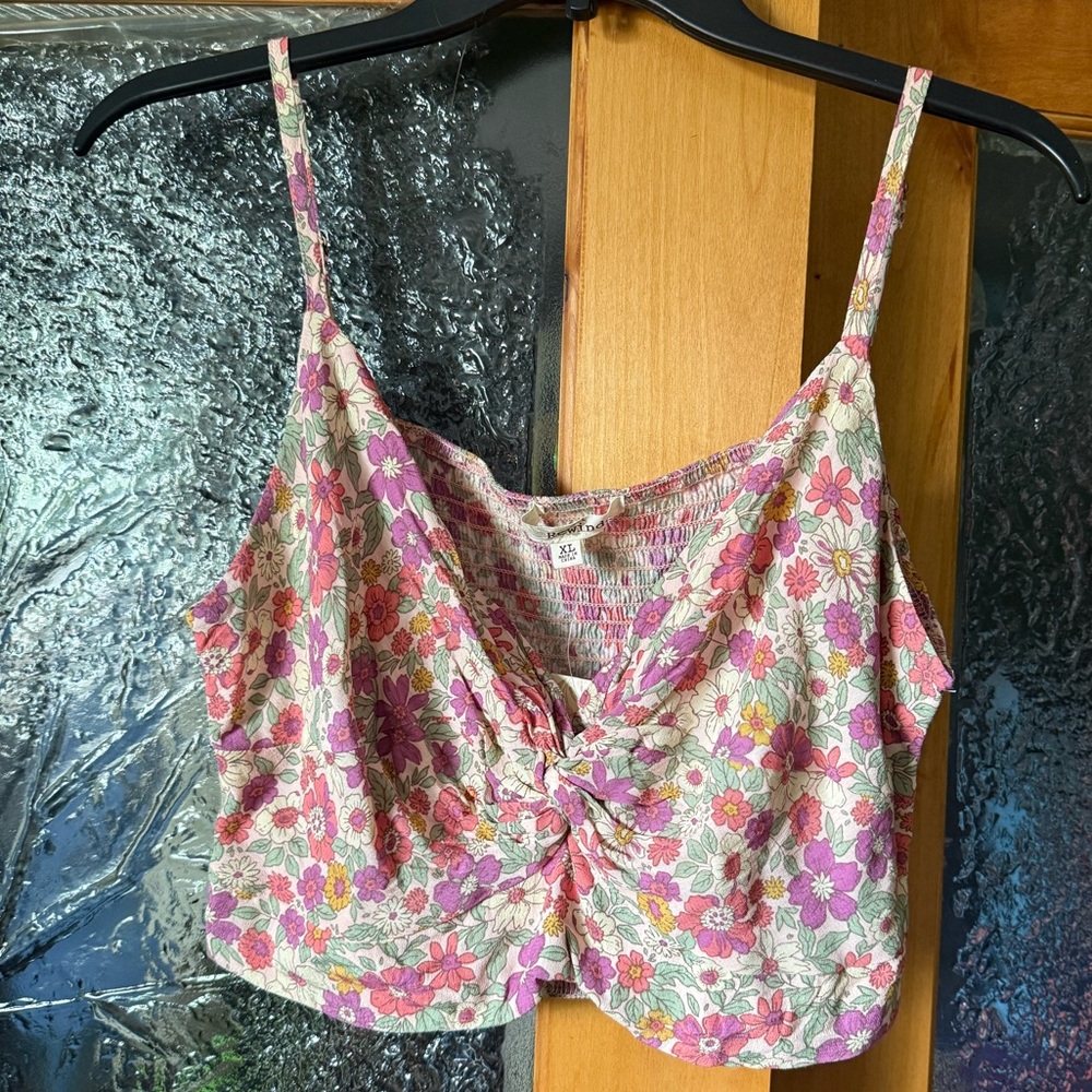 Rewind Pink and Purple Floral Camisole